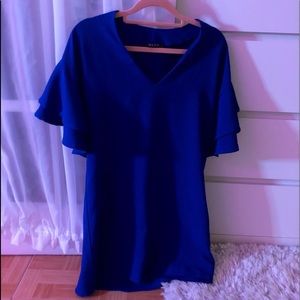 Beautiful blue dress (short) never been worn